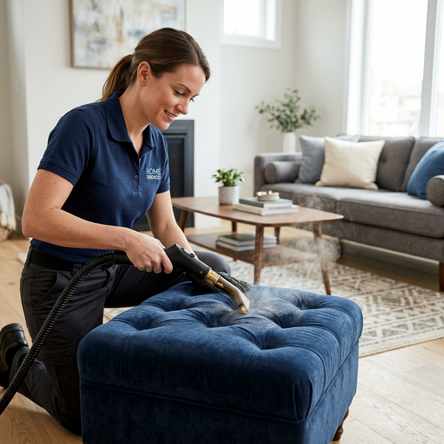 Deep Ottoman Steam Cleaning